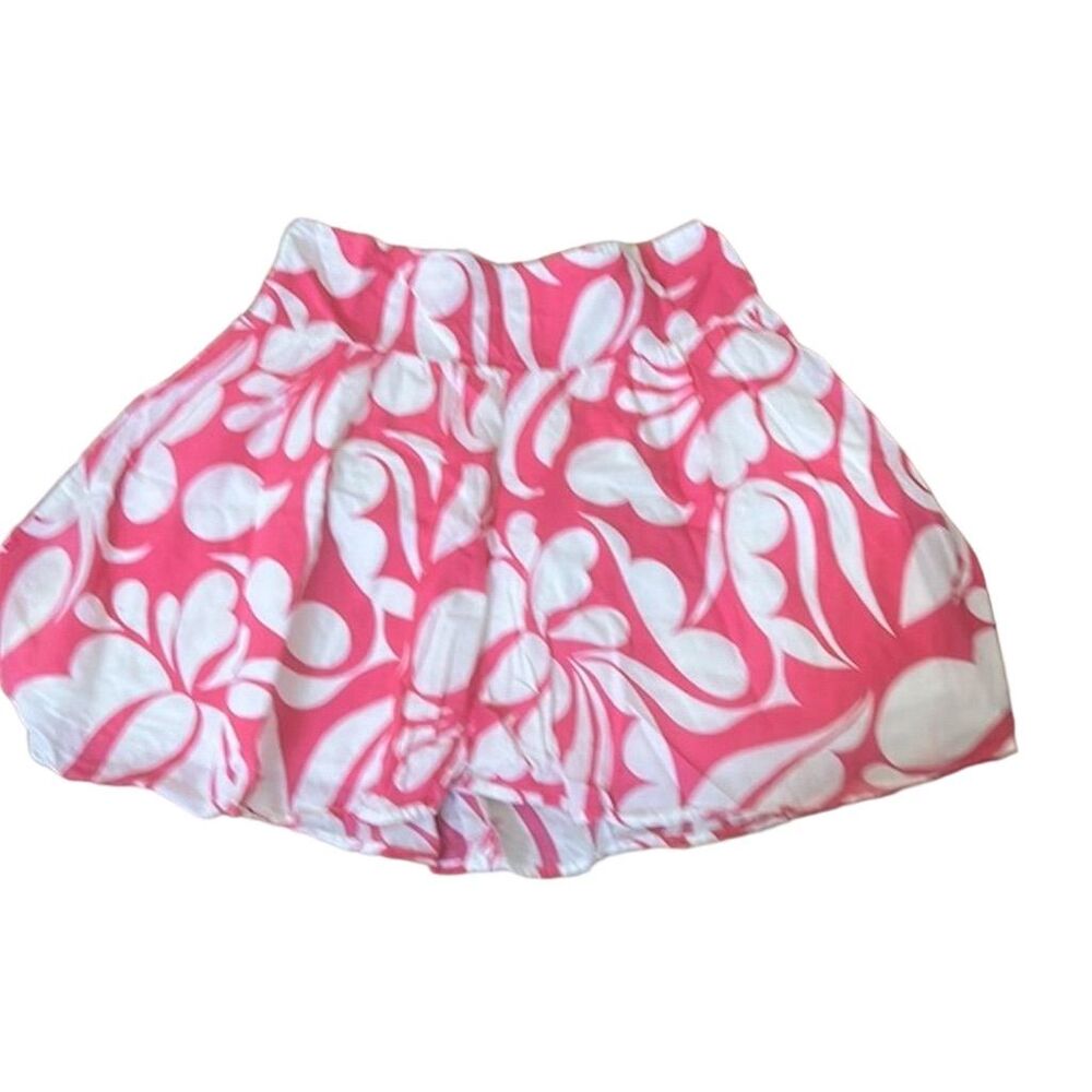 Roxy Pink Floral Midi Skirt Women's Size 7